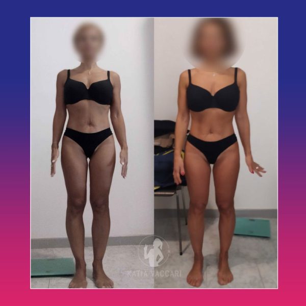 prima e dopo programma training 2