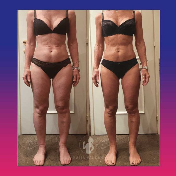 prima e dopo programma training 7