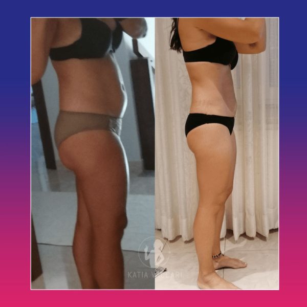 prima e dopo programma training 12