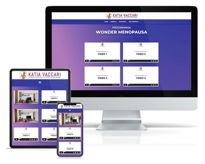 mockup wonder menopausa programma allenamento